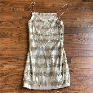 Lulus Sequenced Backless Dress